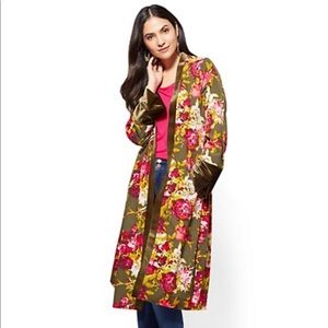 Olive Floral Kimono